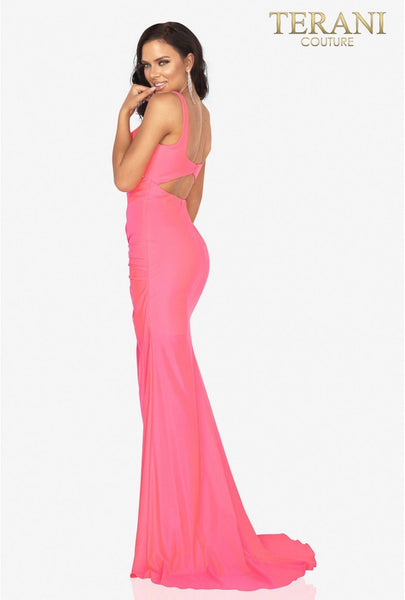 Sexy Cut Out Midriff Prom Dress With ...